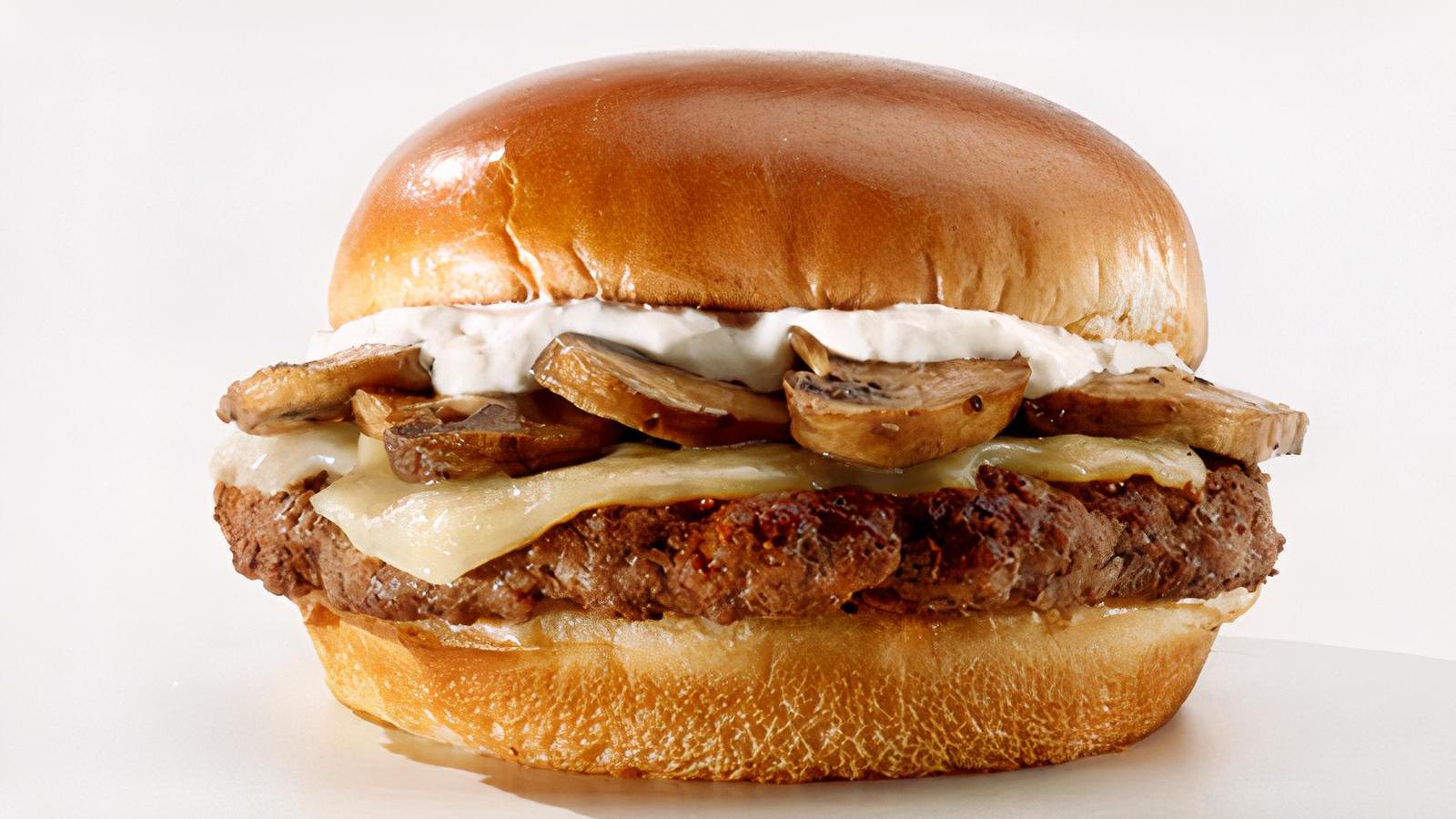 Mushroom Swiss Burger