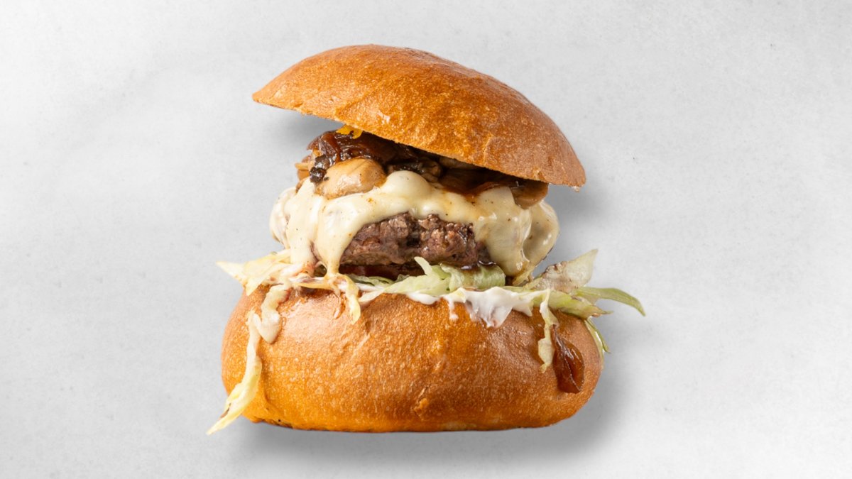 Swiss and Mushrooms Burger
