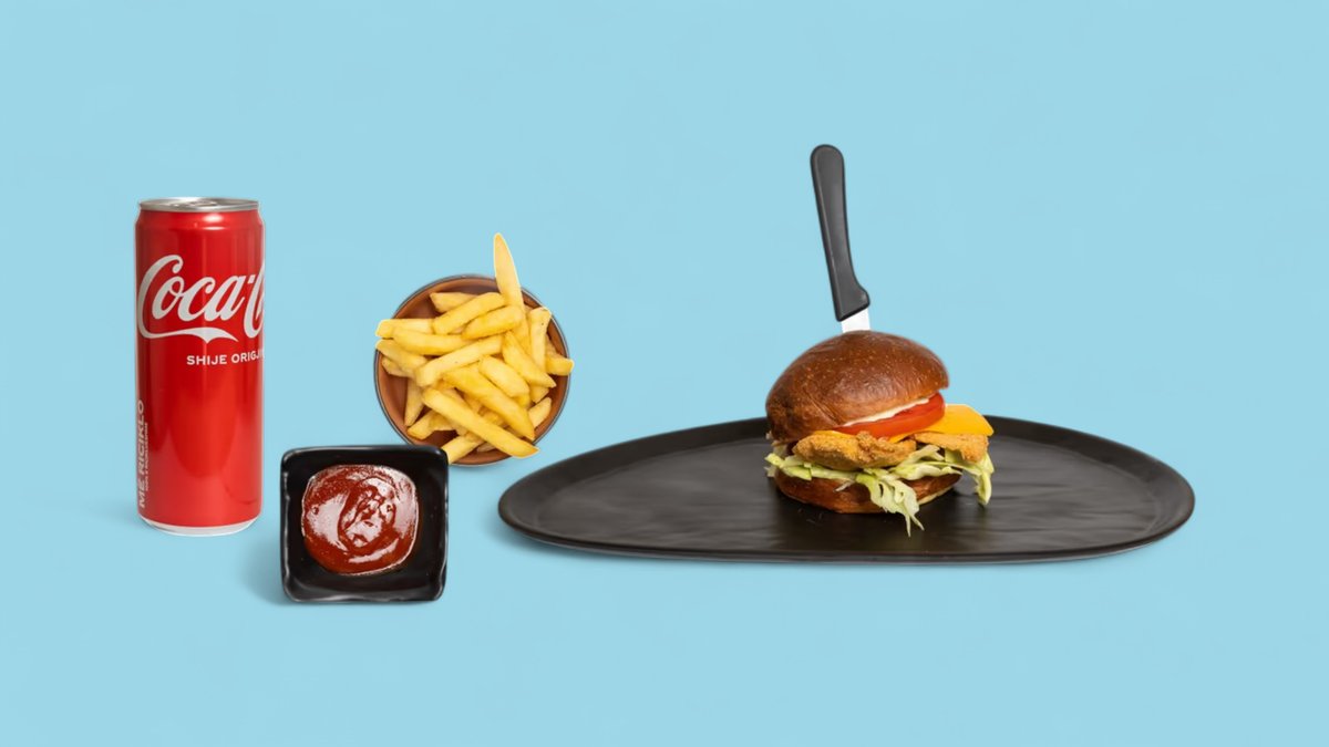 Crispy Chicken Burger Combo