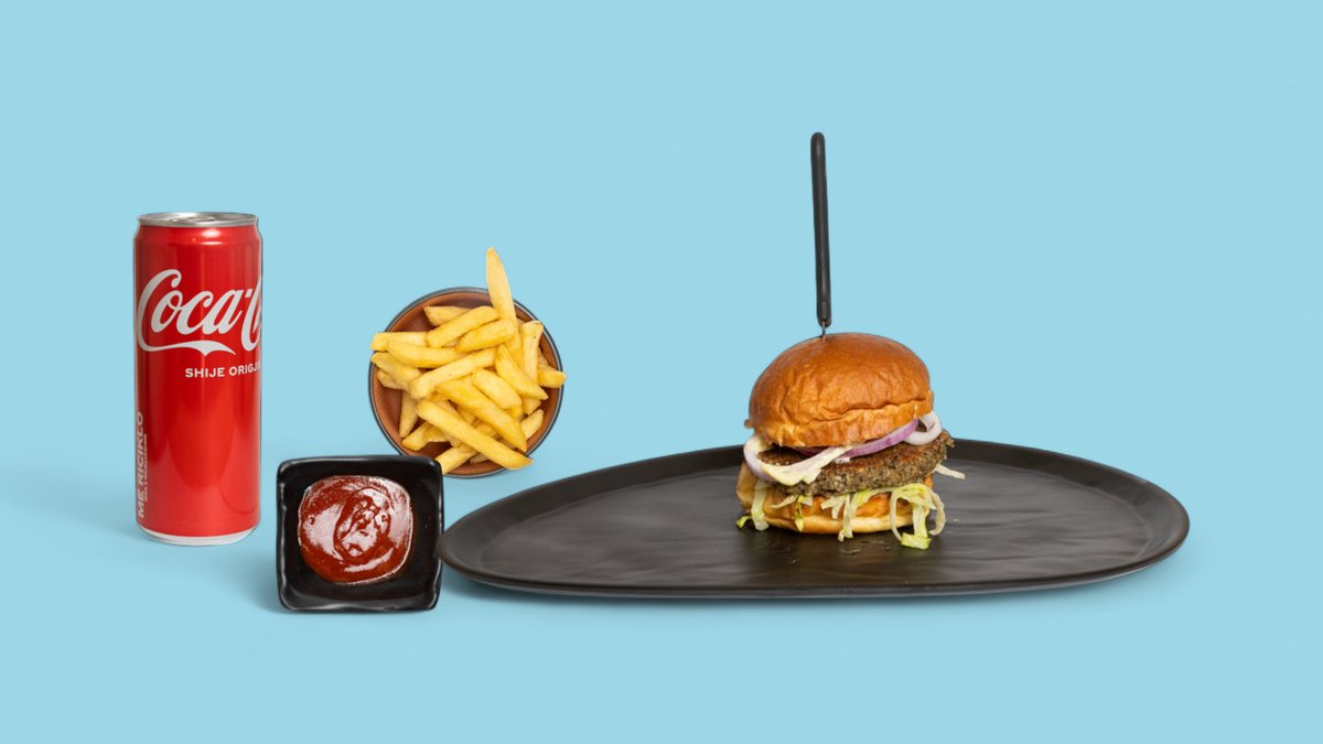 Vegetarian Burger Combo