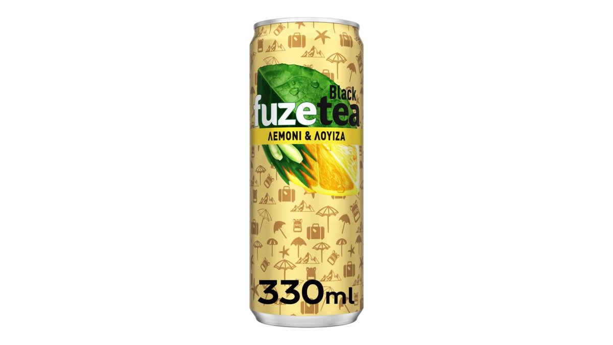 Fuze Black Iced Tea Λεμόνι με Εκχύλισμα Λουίζας 0.33 l