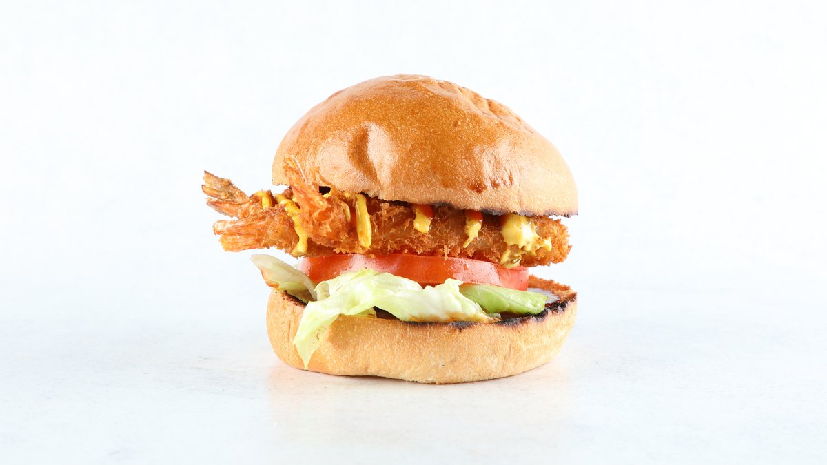 Shrimp Hellmann's Burger