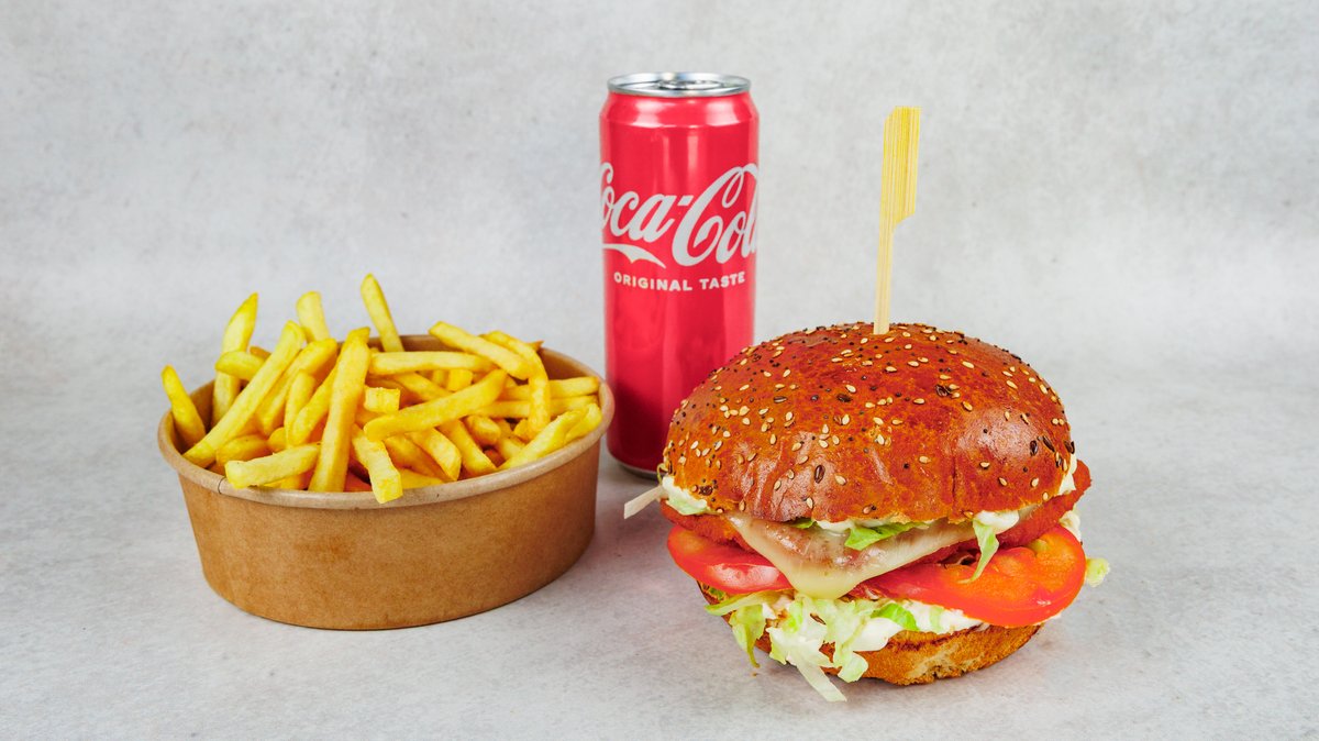 Chicken burger menu