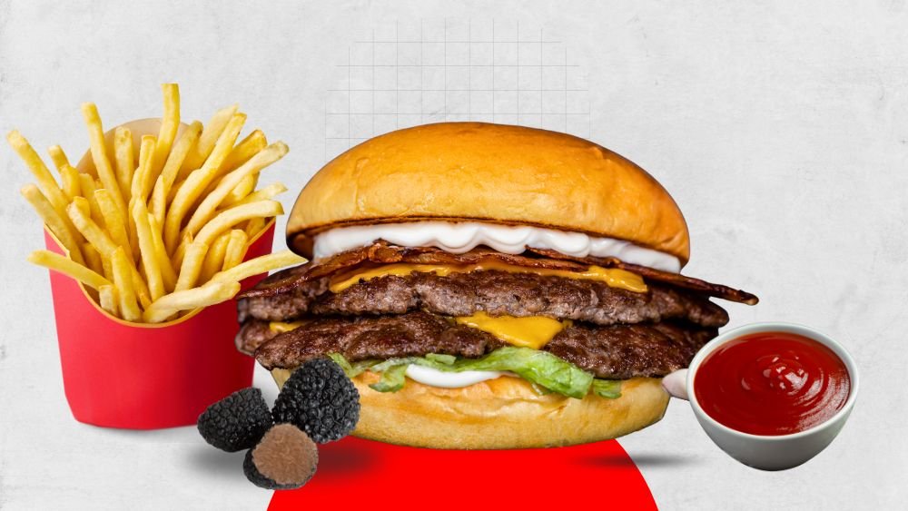 Meniu Dublu Smash Truffle