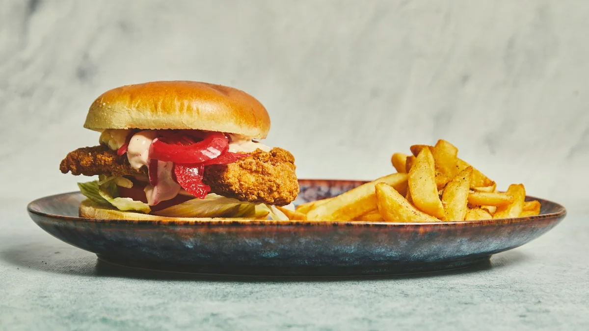 Crispy Chicken menu
