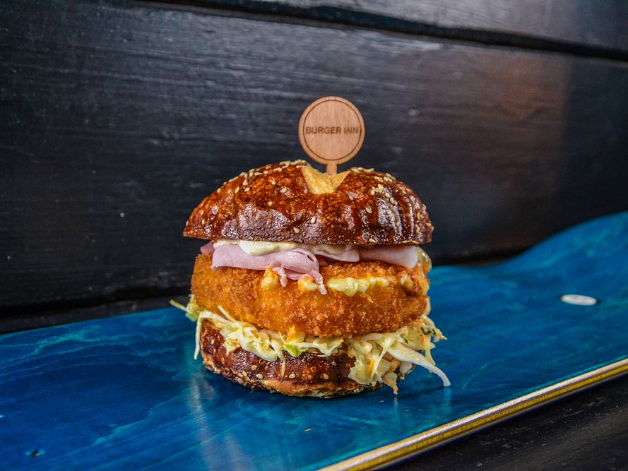 Fried Cheese Burger