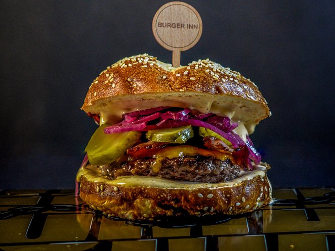 Red Leicester Burger