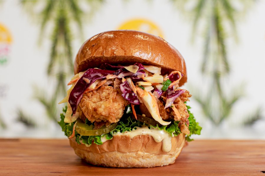 Coleslaw Chicken Sandwich