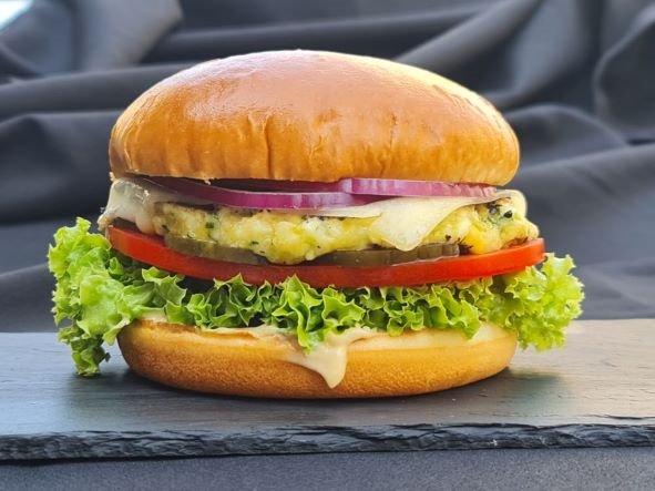 Halloumi and Cheddar Sandwich