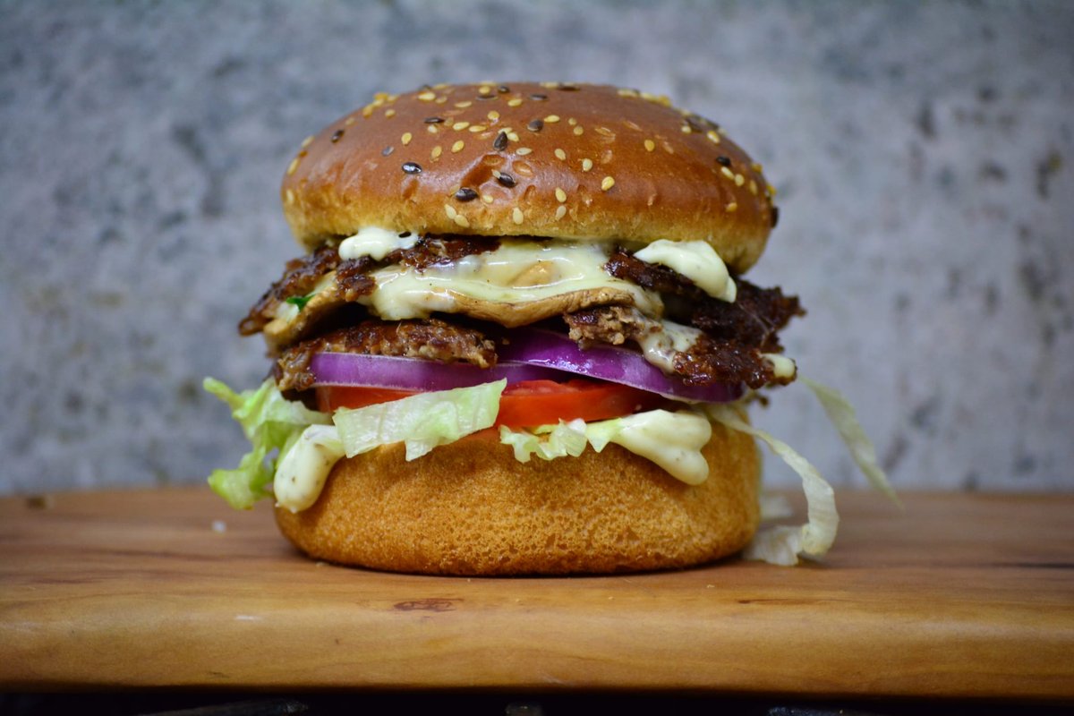 Mushroom and Truffle Smash Burger