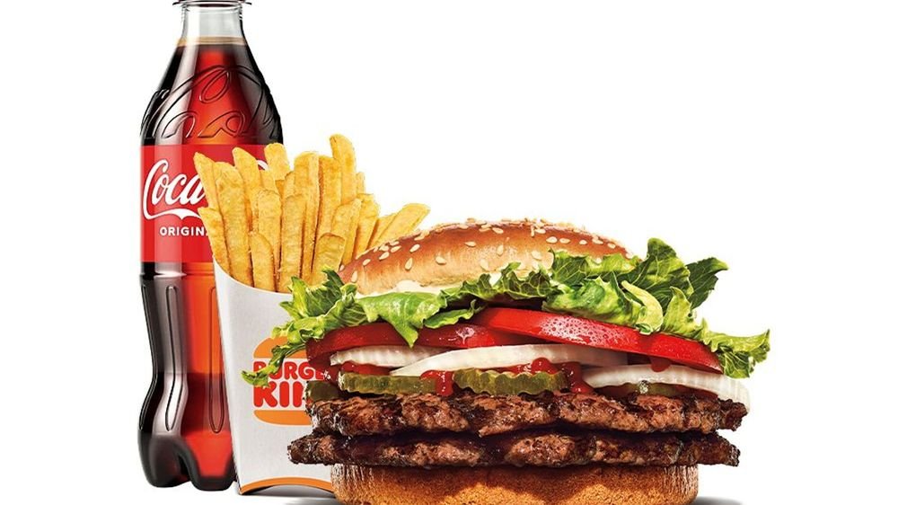 Double Whopper Menü
