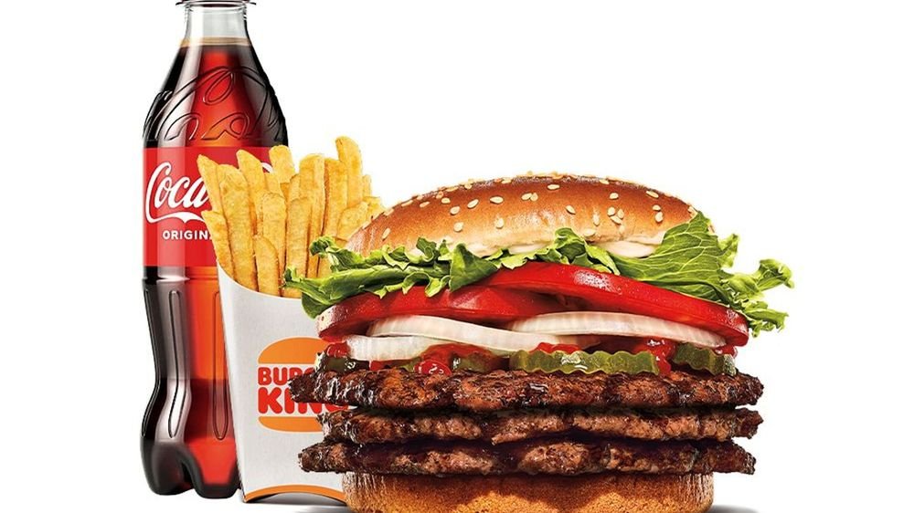 Triple Whopper Menü