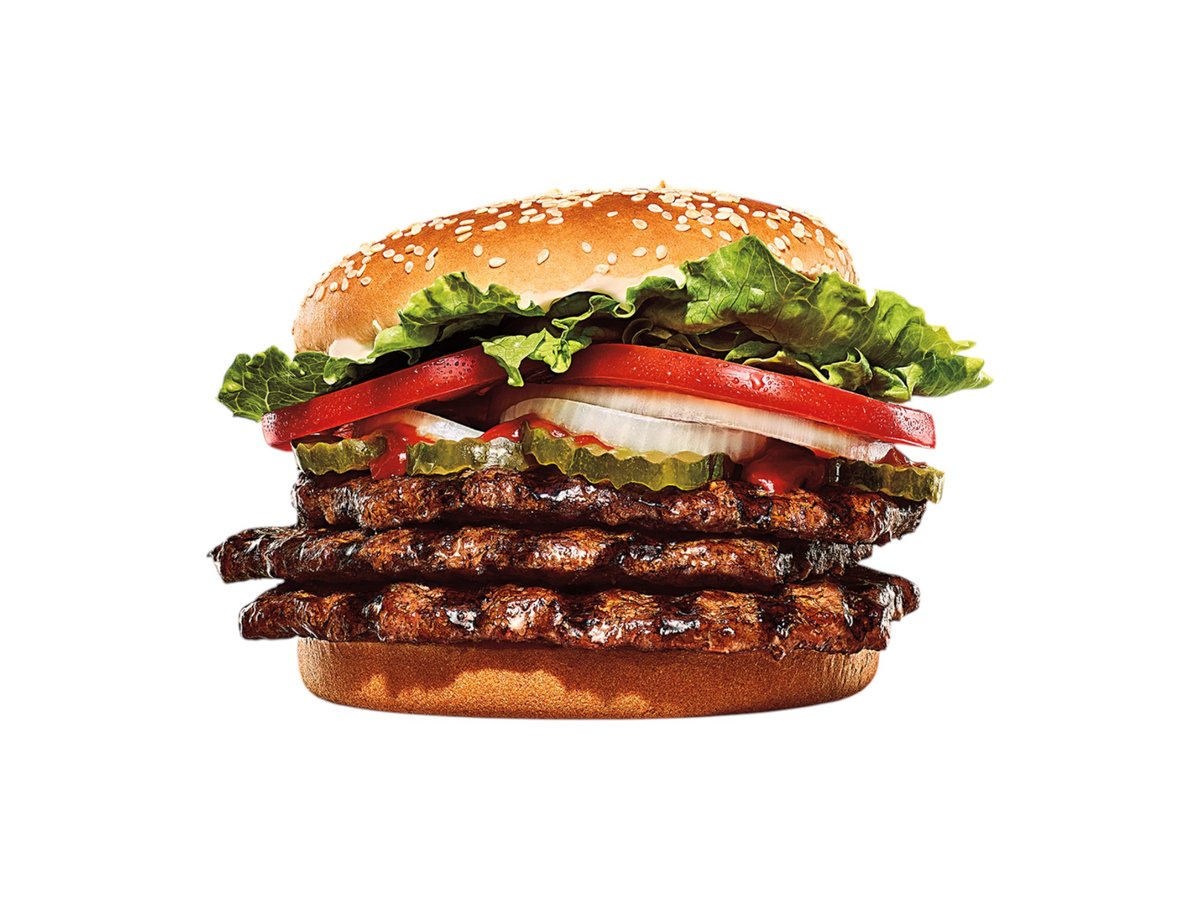 Троен бургер Whopper (436г)