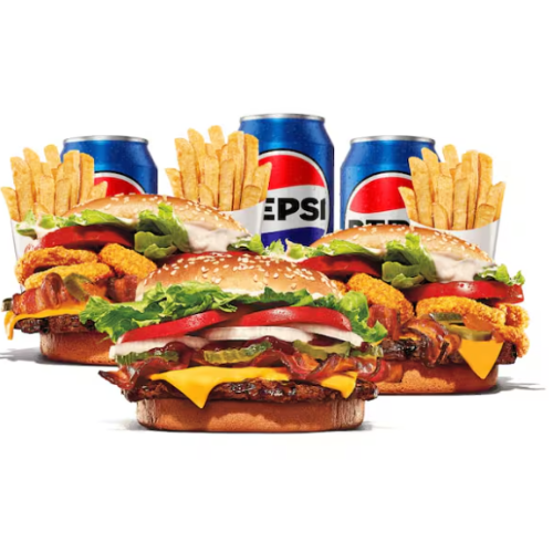 3 Combos Whopper Especiais com Batata