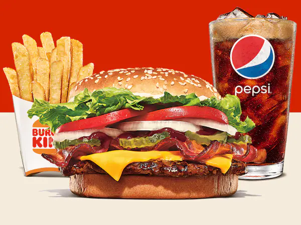 Combo Whopper Barbecue Bacon