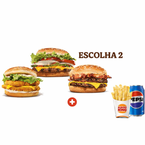 King Em Dobro + 1 Batata + 1 Bebida
