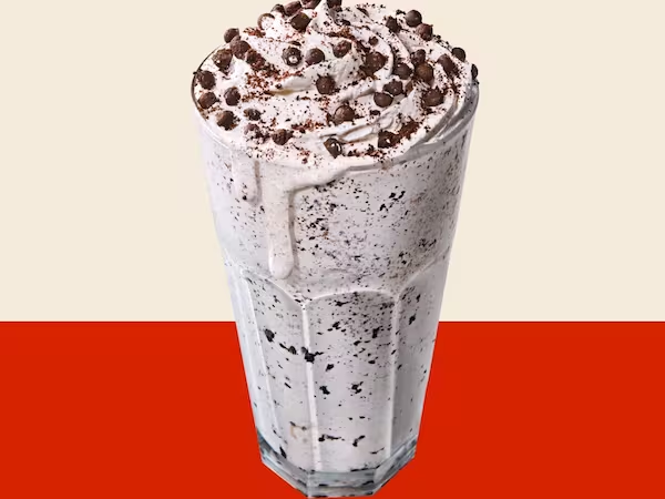 Shake Baunilha com Farofa Cookies