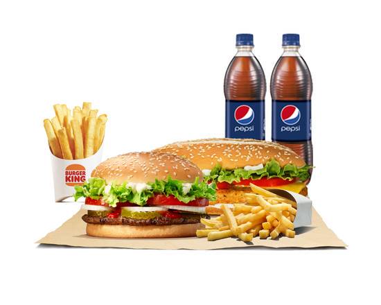 2 X 8.400: Whopper + King de Pollo Americano