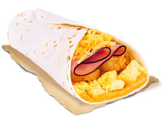 Burrito Huevo Queso Jamón