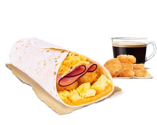 Combo Burrito Huevo Queso Jamón