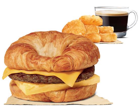 Combo Croissan´wich Huevo Queso Salchicha