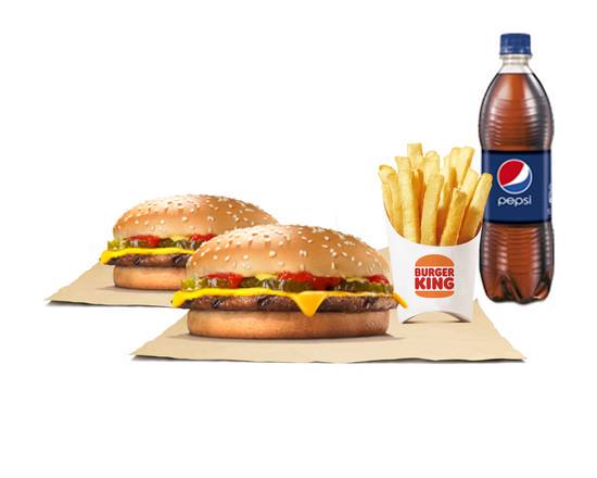 Combo Dos Quesoburguesas