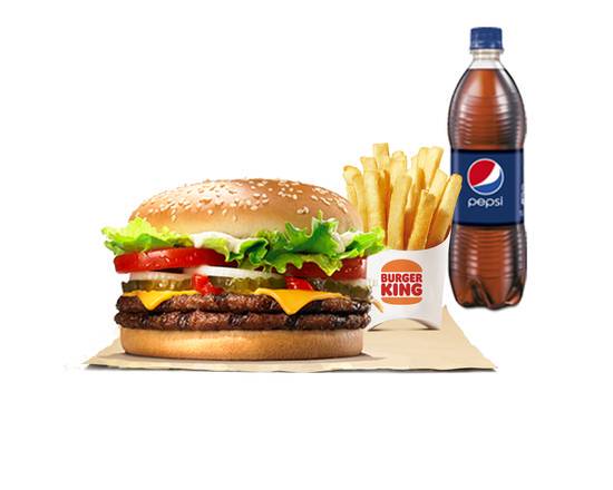 Combo Whopper Doble con Queso