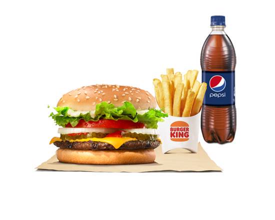 Combo Whopper Jr con Queso