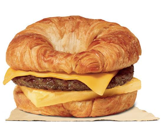 Croissan'wich Huevo Queso Salchicha