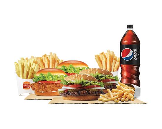 King's Pack Whopper and Chicken Crispy