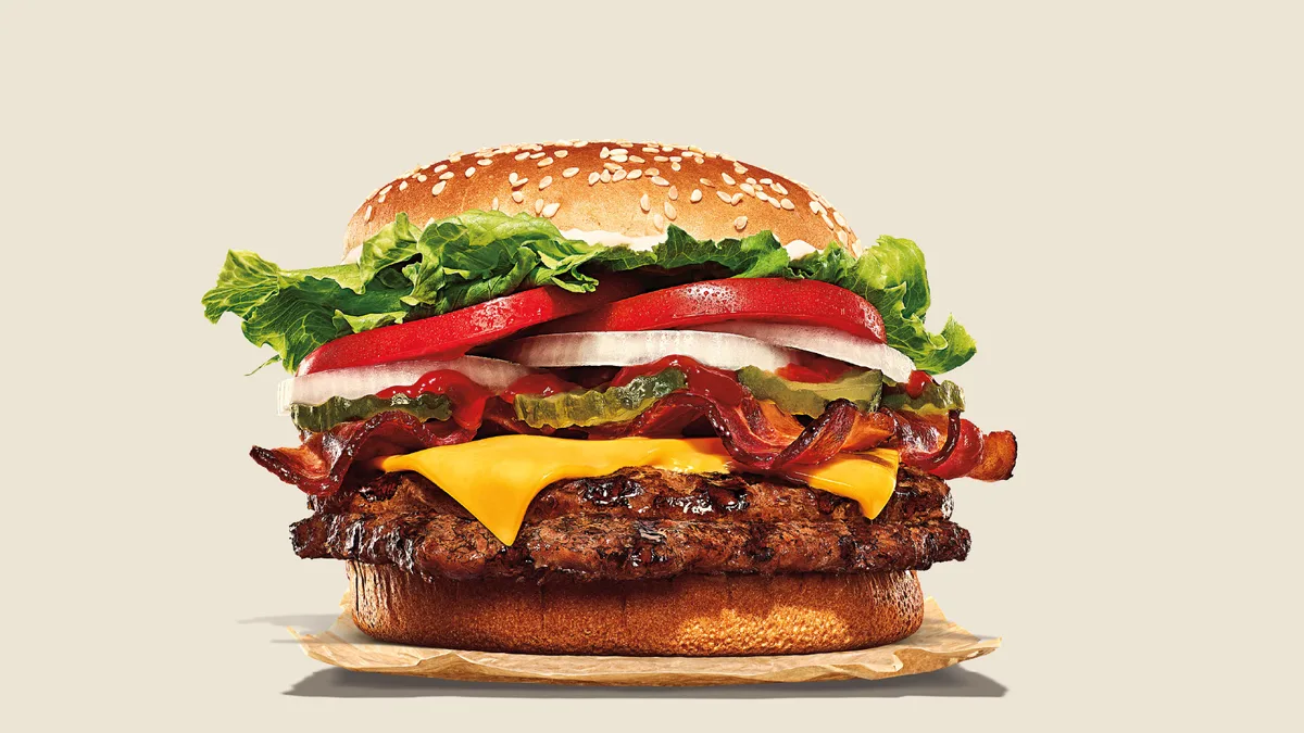 Double Whopper Cheese and Bacon