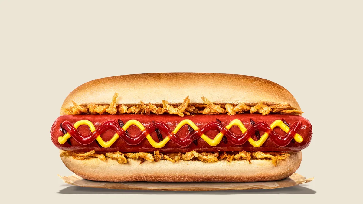 Grilled Beef Hot Dog Crispy