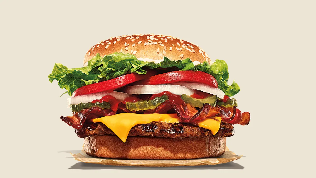 Whopper Cheese and Bacon