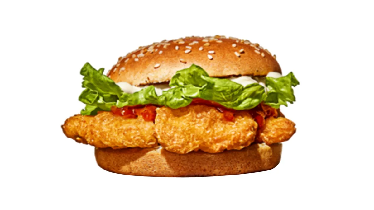 Chicken Nugget Burger