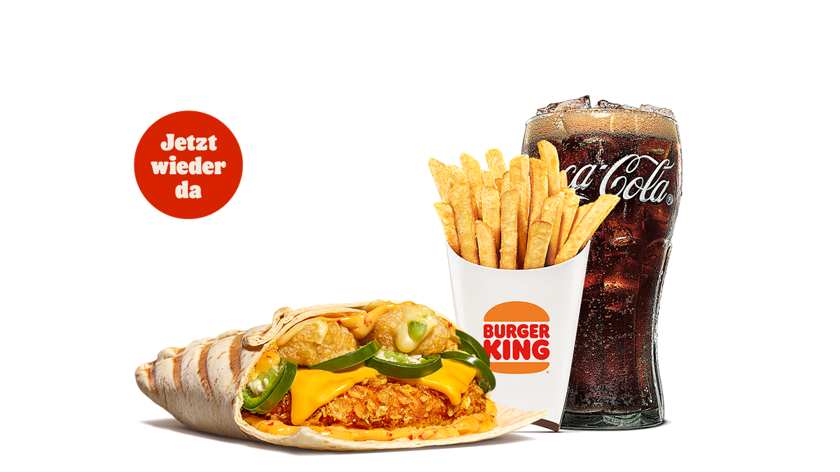 Chili Cheese Chicken Tortilla King Menü