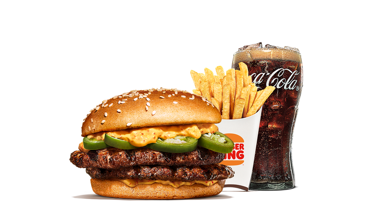 Double Chili Cheeseburger King Menü