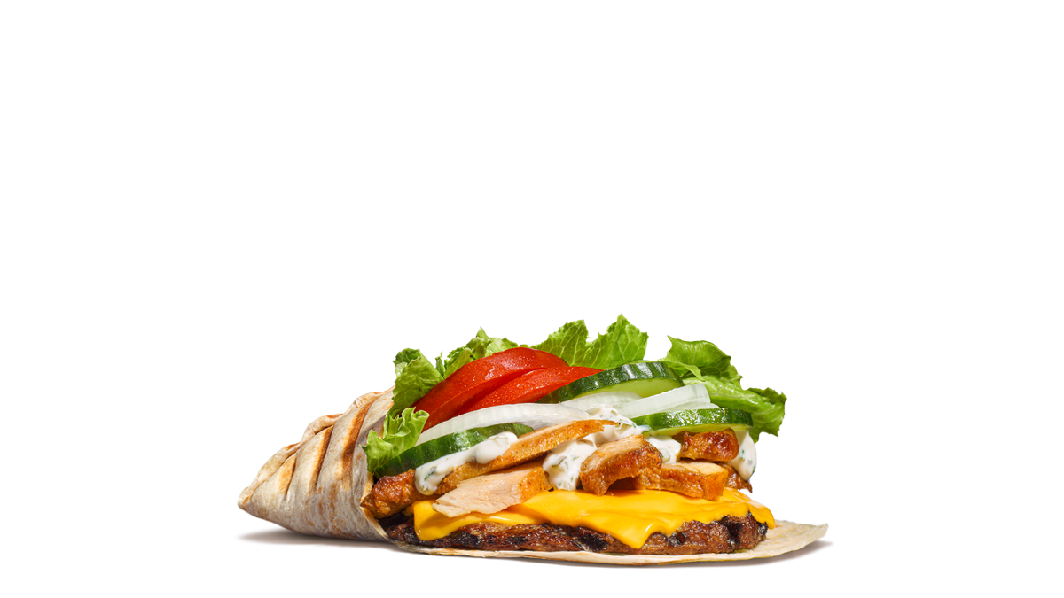 Kebab* Style Tortilla mit Beef-Patty