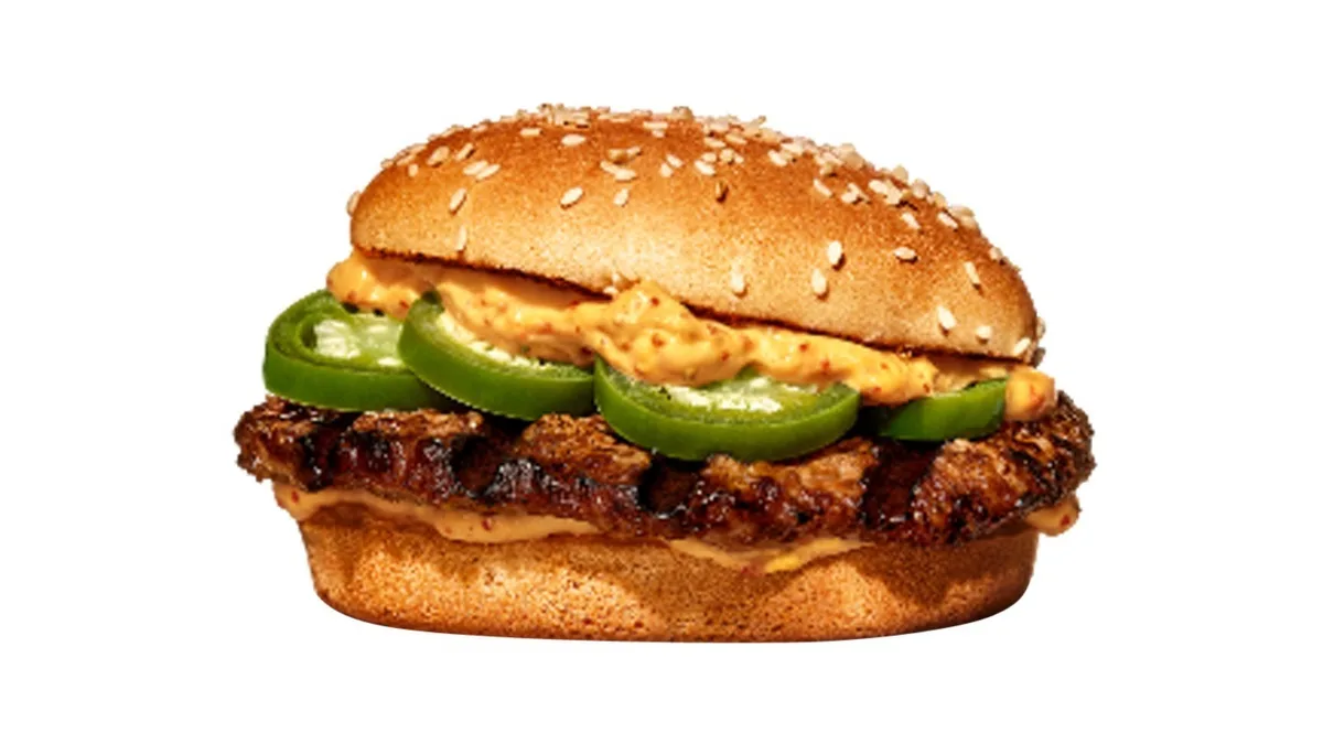 Plant-based* Chili Cheese Burger