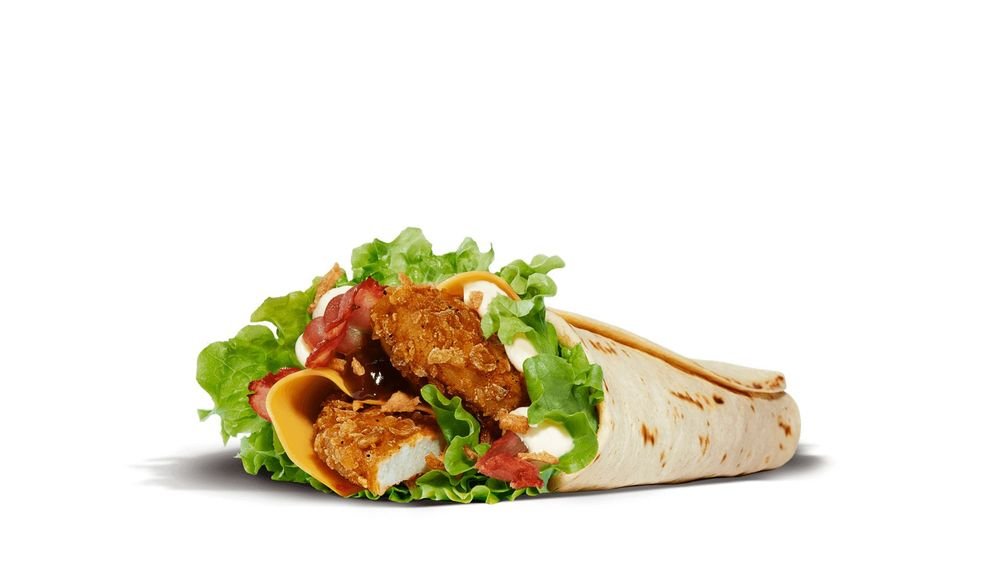 Chicken Bacon and BBQ Wrap
