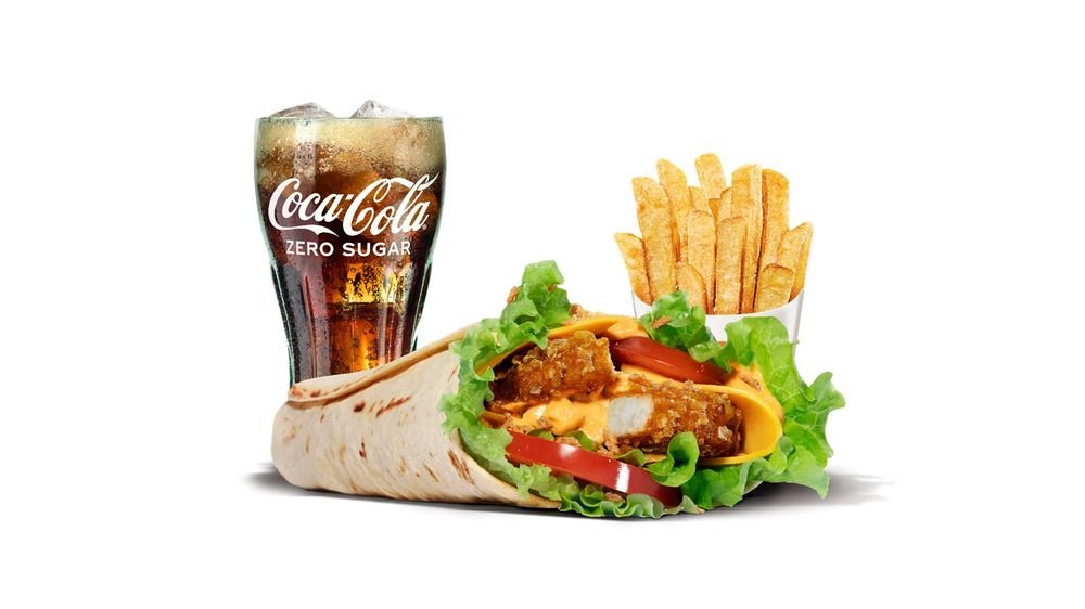 Chili Cheese Chicken Wrap Meny