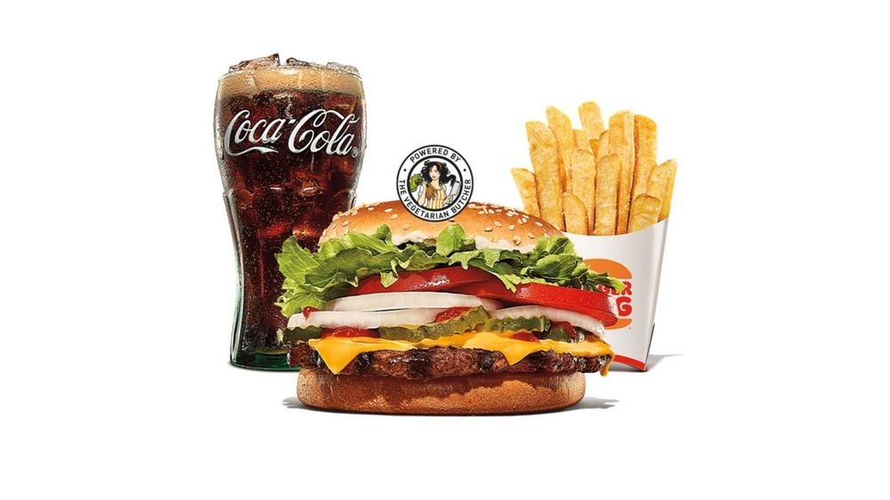 Plant-based Whopper Cheese Meal