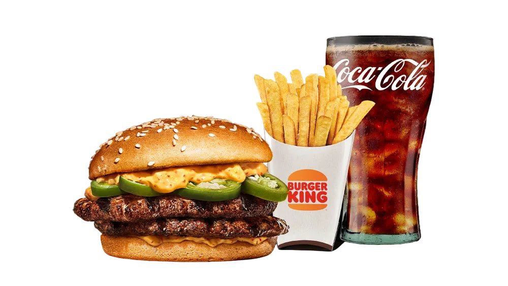 Chili Cheese Double Beef eine