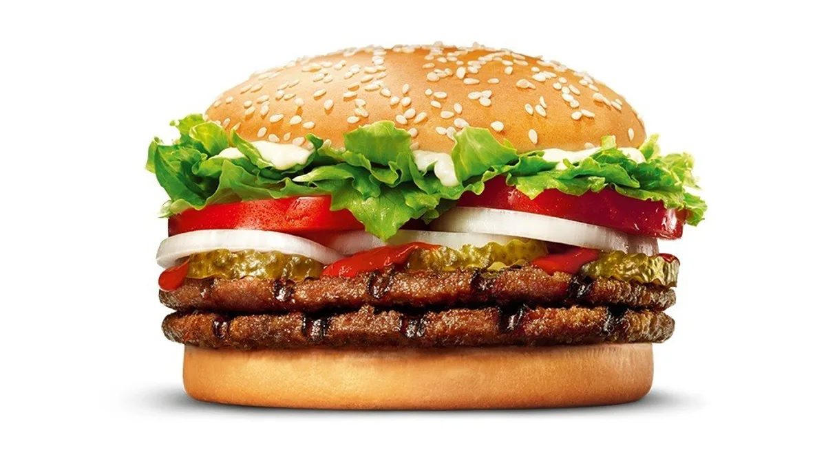 Double Whopper sandwich