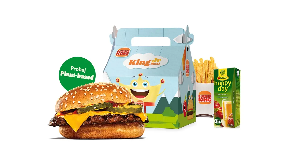 Plant-based Cheeseburger dječji menu