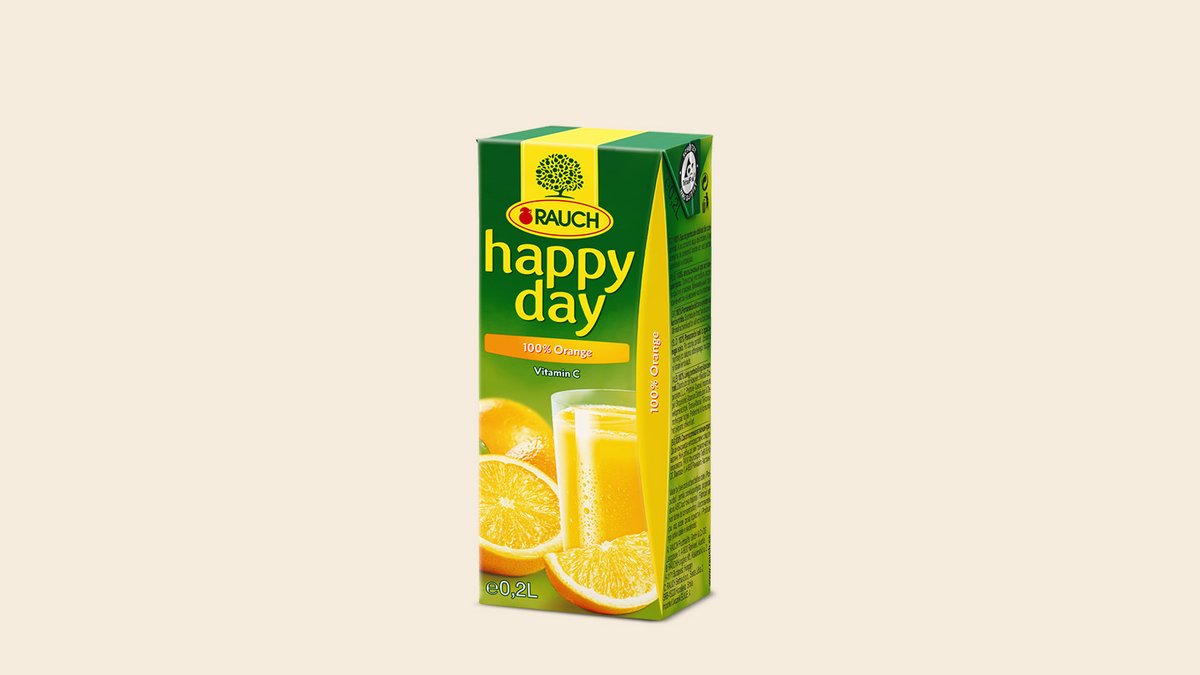 Happy Day narancslé, 0,2 l