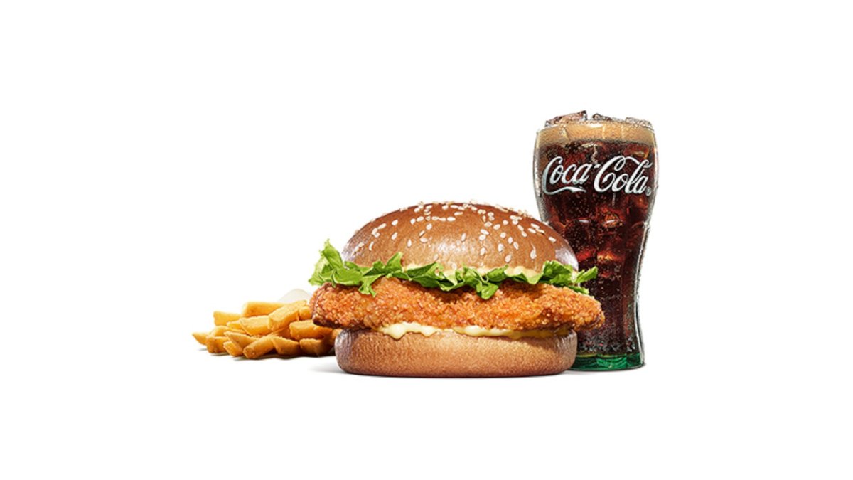 クラシック スモーキーフライドチキンバーガーセット / Classic Smoky Fried Chicken Burger Set