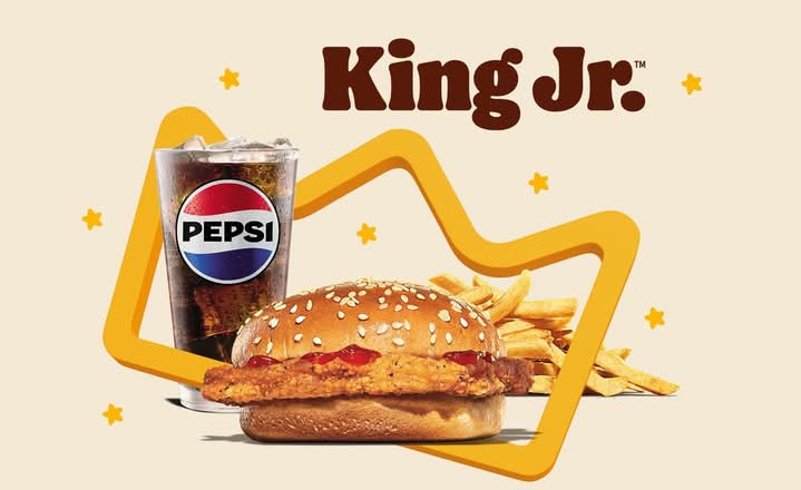 King Jr Hamburguesa De Pollo