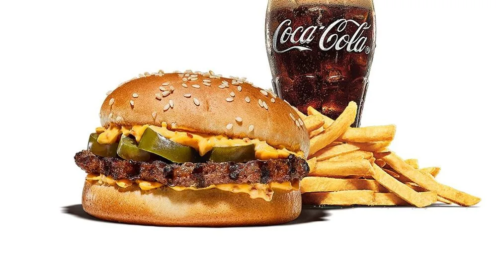 Chili cheeseburger Meny