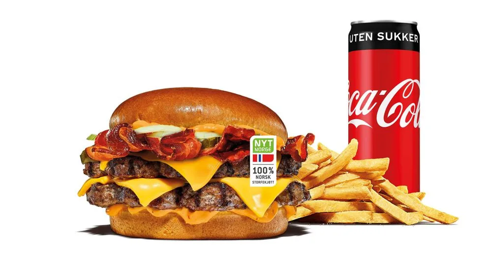 Gourmet Grill Bacon Cheese Double Meal