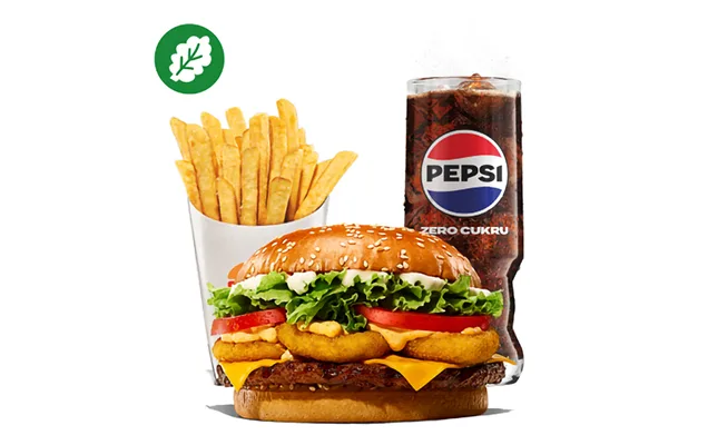 Spicy Cayenne Plant-Based Whopper Burger Zestaw